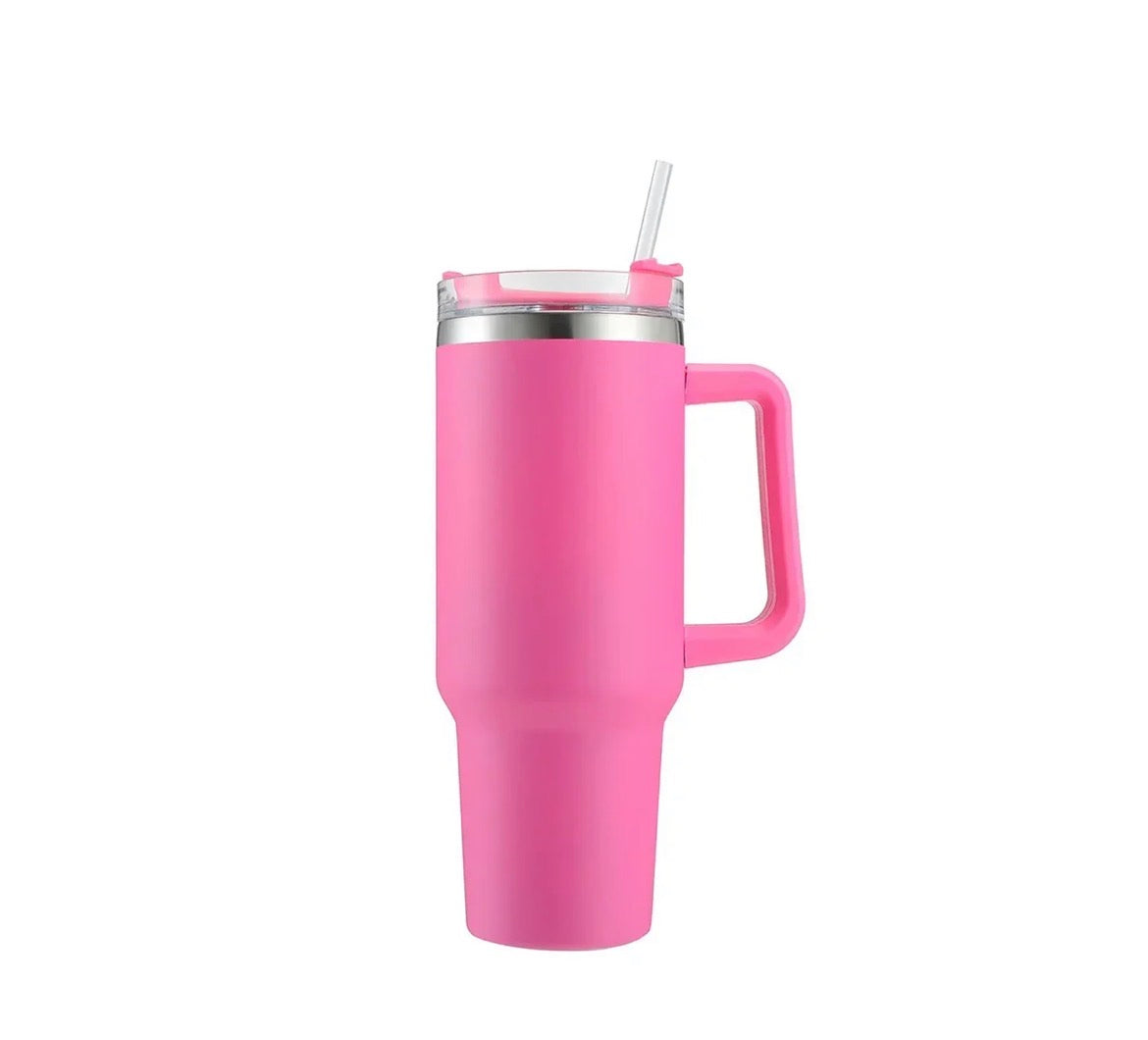 HydraFlow™ 40oz Insulated Tumbler with Handle & Straw