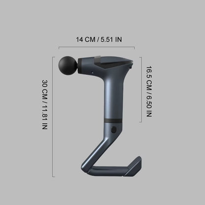 Electric Fascia Gun Multi-Functional Detachable Handle Muscle Massage Gun Deep Tissue Body Massager Splitting Strap Fascia Gun