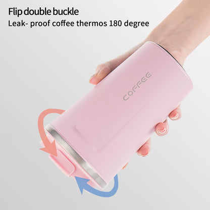 Stainless Steel Vacuum Insulated Travel Coffee Mug, Led Temperature Display Insulated Tumbler, Leak Proof with Lid 510ML