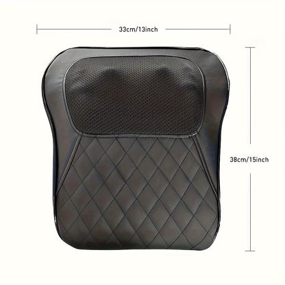 Multi-Functional Massage Pillow Kneading Deep Tissue Hot Compress Neck Shiatsu Cervical Traction Back Waist Body Massage Cushion