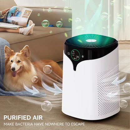 Air Purifier Remove Smoke Odor Dust Negative Ion Ozone Air Cleaner PM 2.5 Air Purifier for Home Office Dorm Small Air Freshener