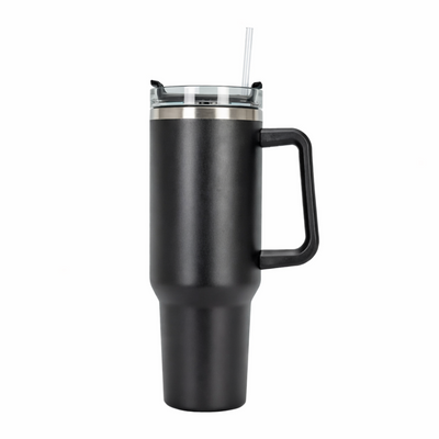 HydraFlow™ 40oz Insulated Tumbler with Handle & Straw