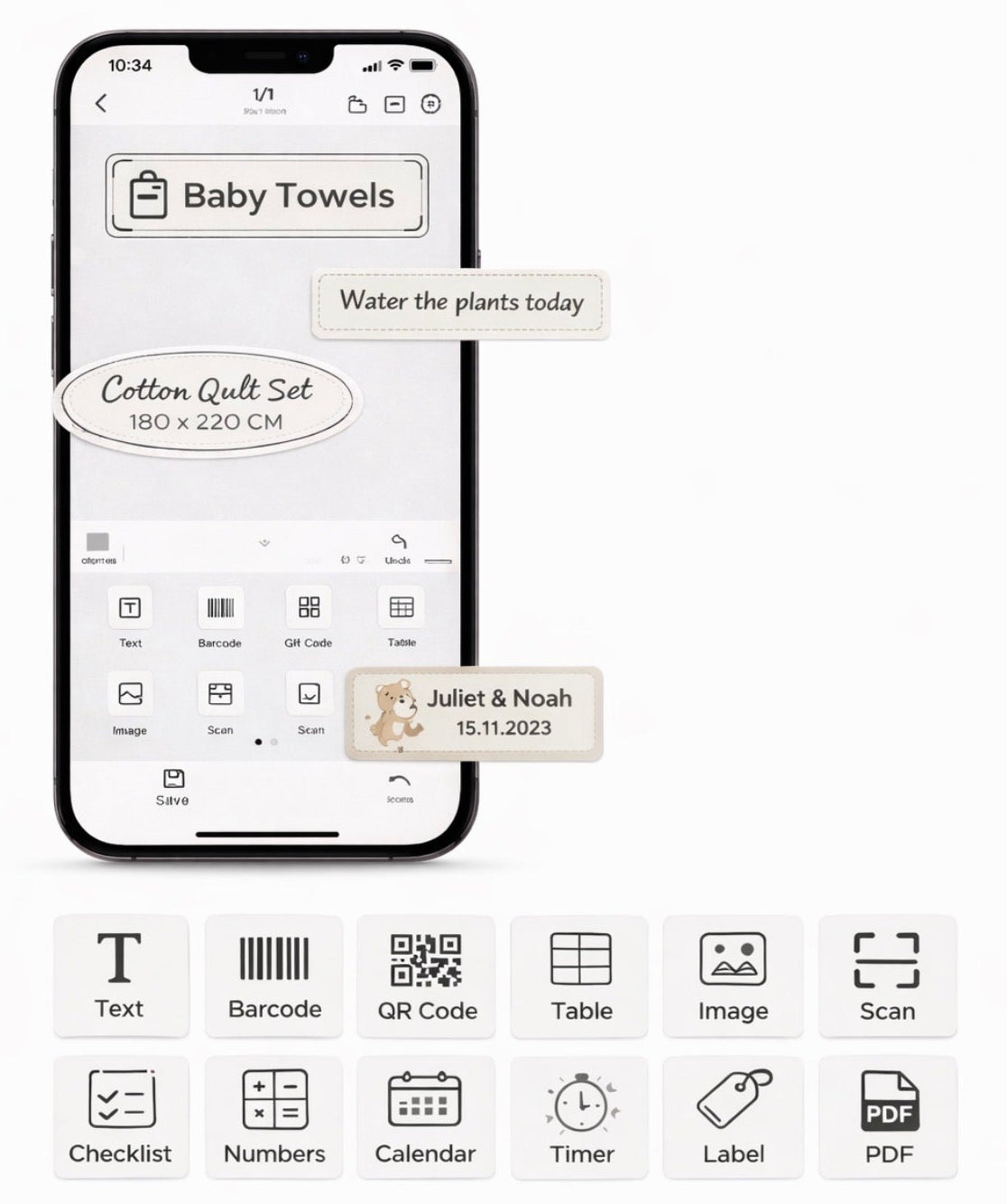 Label Pro™ Mini Thermal Printer