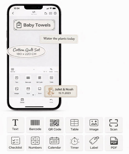 Label Pro™ Mini Thermal Printer